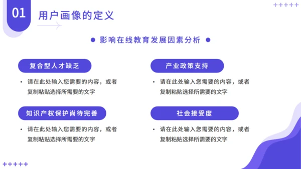 互联网电商用户画像解决方案通用PPT模板