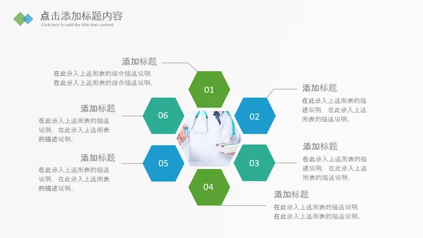 网络问诊医疗APP医生医疗护士PPT模板