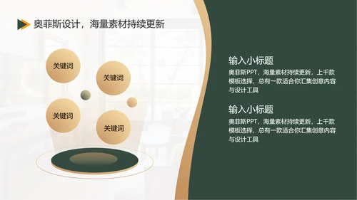 咨询报告简约风绿色PPT套装