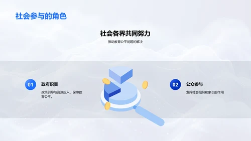 教育公平研究报告PPT模板