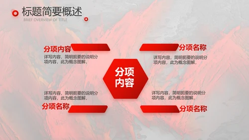 红色大气感动中国人物介绍动态PPT