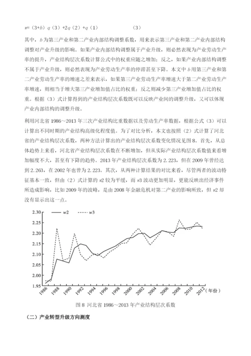 京津冀协同发展机遇下河北省产业转型升级研究.docx
