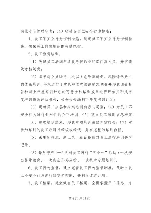 舍乌煤矿风险分级管控实施方案.docx