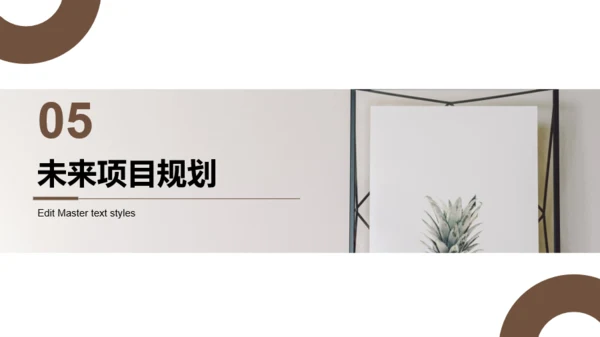 棕色商务简约风项目工作总结汇报PPT模板