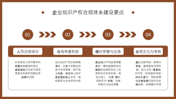 棕色商务风知识产权保护制度培训PPT