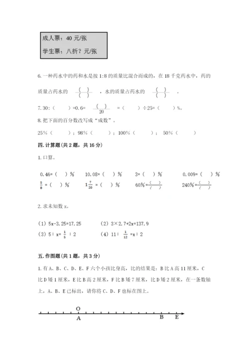 沪教版数学六年级下册期末检测试题必考题.docx