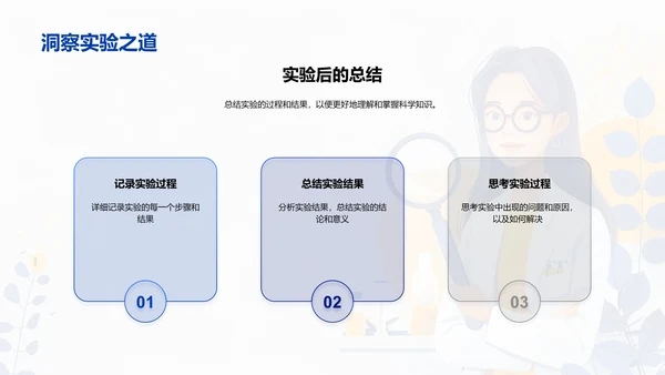 科学实验引领PPT模板