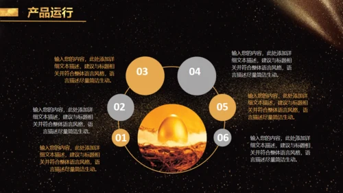 金色奢华房地产公司通用PPT模板
