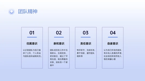 蓝紫色简约3D任务提升团队凝聚力PPT课件
