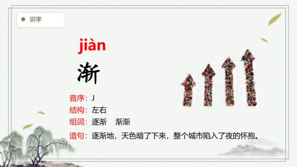 【2024秋季学期教材】语文二上21.  雪孩子   生字识记课件