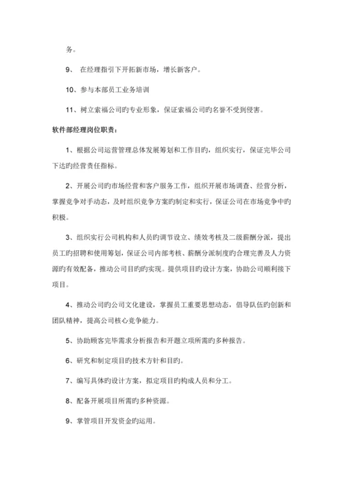 公司岗位基本职责大全.docx