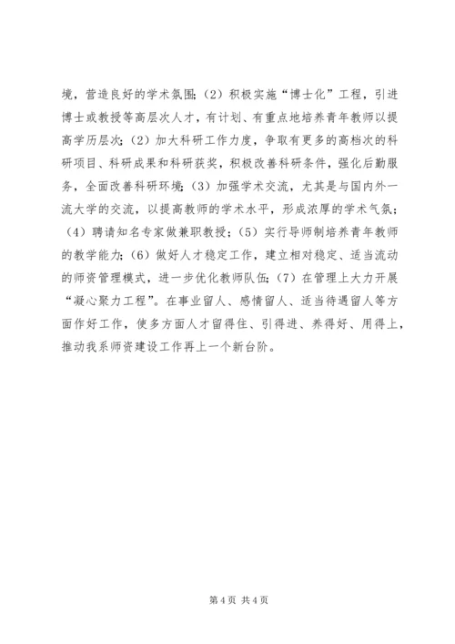 生物系师资培养工作报告.docx