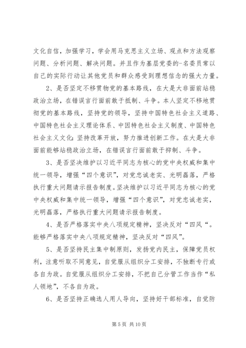 机关单位对照党章党规找差距活动情况报告.docx