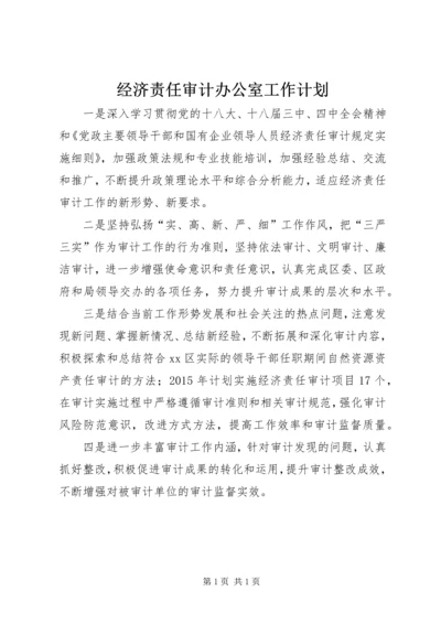 经济责任审计办公室工作计划.docx