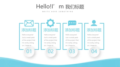 蓝色简约医疗主科医生工作汇报动态PPT