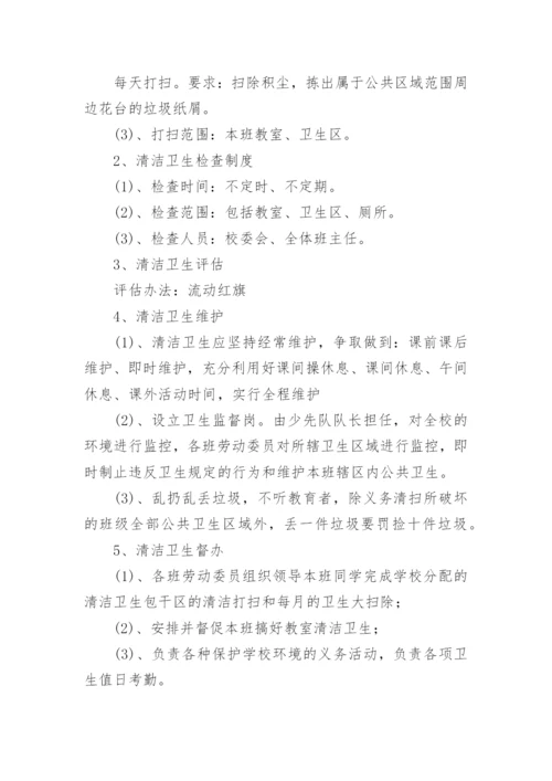 学校卫生保洁管理制度.docx