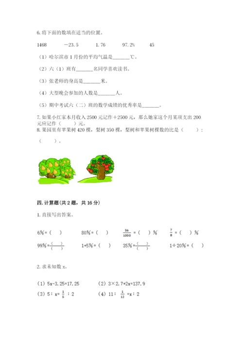 小升初六年级期末试卷带精品答案.docx