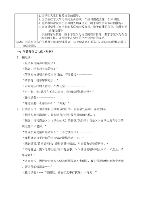 学管师工作流程