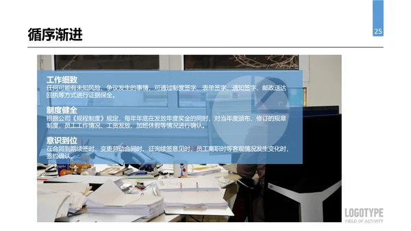 公司企业人事行政部门工作总结PPT模板
