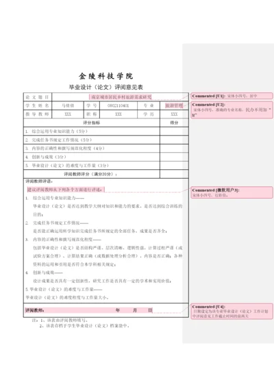 【精编】毕业设计论文评阅意见表.docx