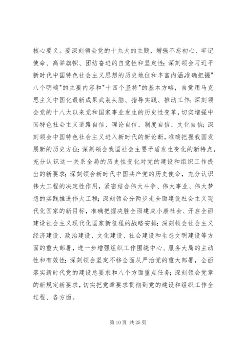 学习贯彻党的十九大精神.docx