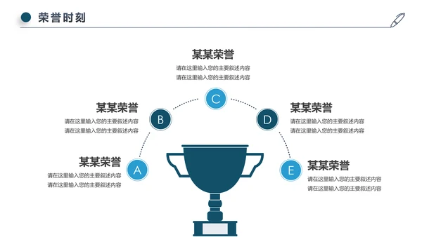 蓝色简约风商务公司介绍企业宣传ppt模板