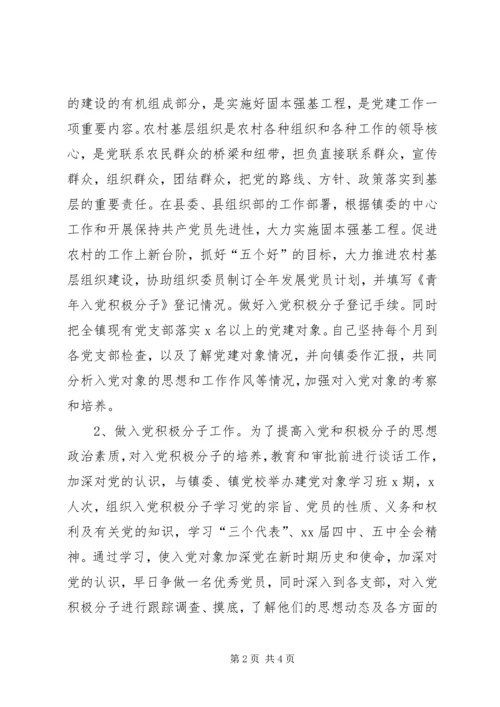 乡镇组织员个人年终工作总结.docx