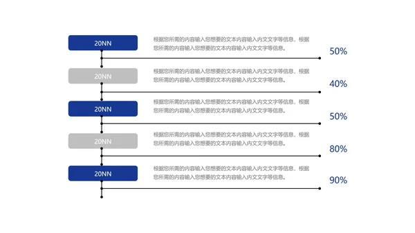蓝色商务总结汇报PPT模板