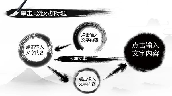 中国风国学经典古风唐诗宋词论语国学文化ppt模板