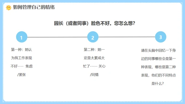 幼师情绪管理培训，幼儿教师课件通用PPT模板