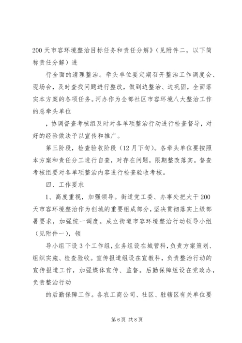 街道市容环境整顿指导方案.docx