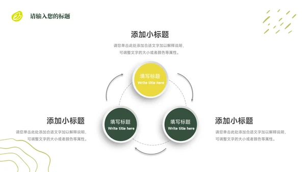 绿色植系教学设计PPT模板