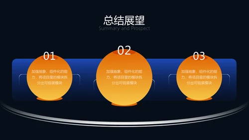 科技风年度工作总结PPT
