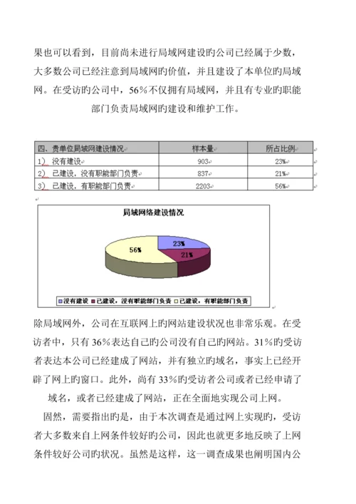 中小企业信息化调查汇总报告分析.docx