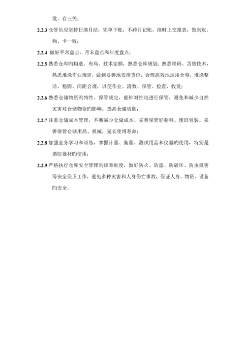 仓库管理标准手册.docx