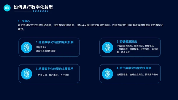 科技风企业数字化转型公司培训教育工作汇报总结PPT