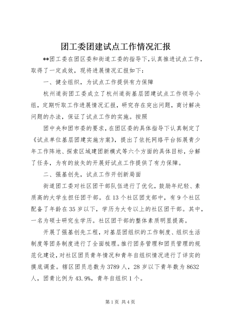 团工委团建试点工作情况汇报 (2).docx
