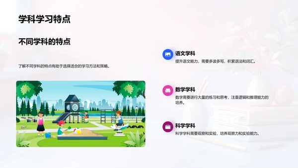 三年级学习方法讲解PPT模板