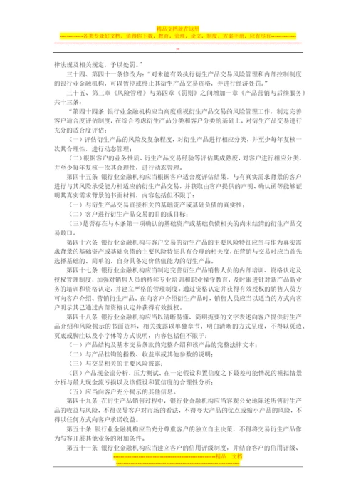 银行业金融机构衍生产品交易业务管理办法.docx