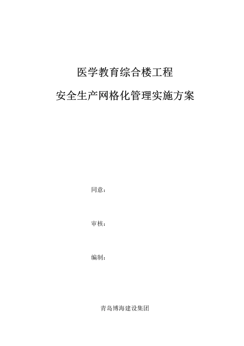 建筑工程综合项目工程安全生产网格化管理实施专项方案.docx