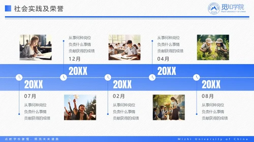 蓝色简约简洁学术国家奖学金答辩