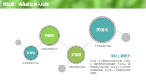 清新绿色环保宣传教育工作总结通用PPT模板