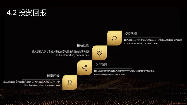 黑金奢华创业计划书通用PPT模板
