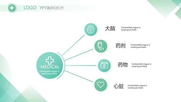 绿色大气医疗销售年终工作计划PPT动态模板