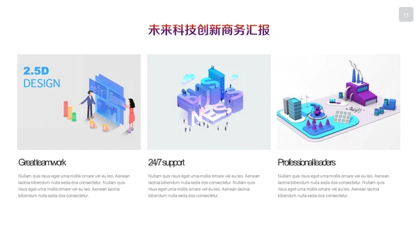 未来科技创新商务汇报通用PPT模板