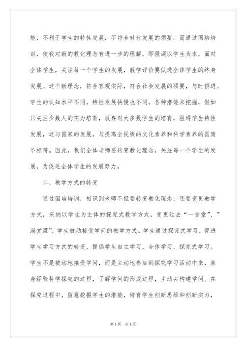 2022国培返岗实践个人总结.docx