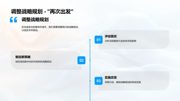 媒体季度总结PPT模板