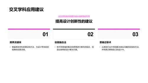 毕业设计中的交叉学科运用PPT模板