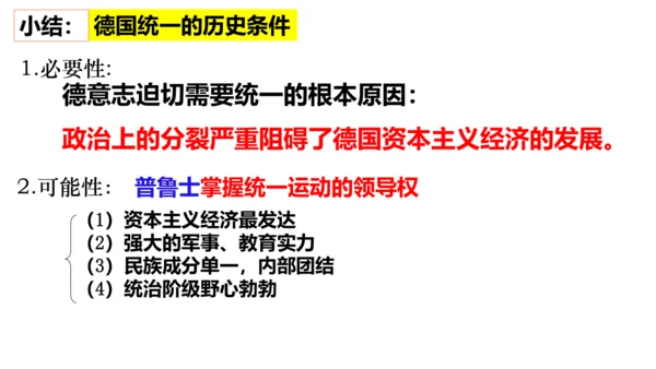 第三课第一框德国统一（课件）