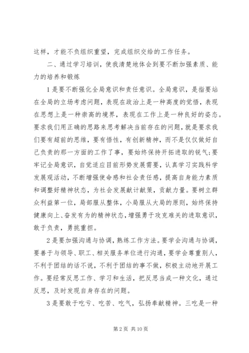 培训学习心得体会优秀范文精选大全.docx